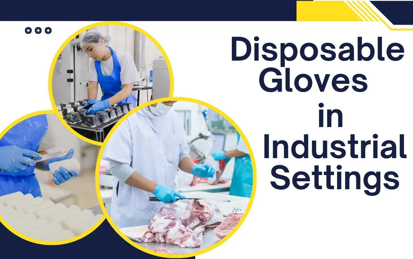 Can disposable gloves be safely used in industrial settings? Nitrile